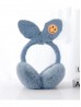 Cute Wooly Ear with Smiley Face Plush Earmuff